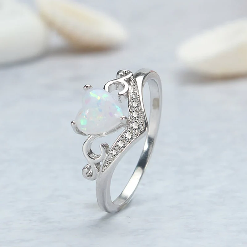 Opal Heart Ring - Image 5