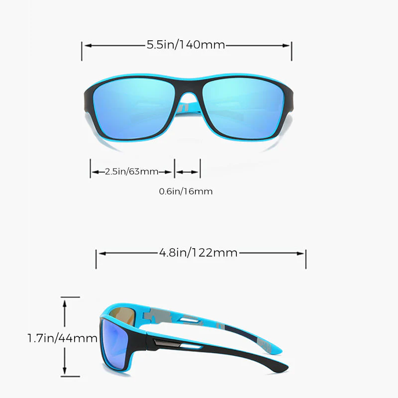 Outdoor Sports Sunglasses with Anti-glare Polarized Lens - Image 11