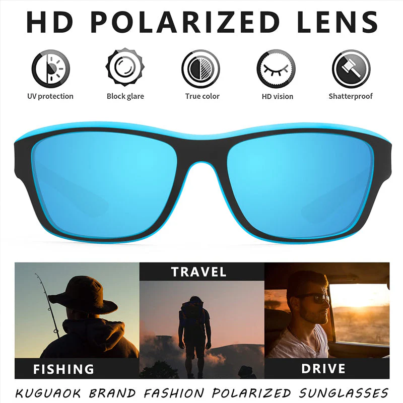Outdoor Sports Sunglasses with Anti-glare Polarized Lens - Image 5