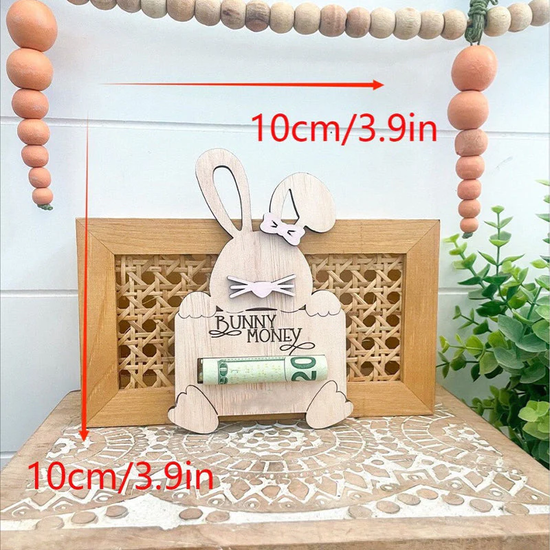 Personalized Cute Easter Bunny Money Holder - Image 11