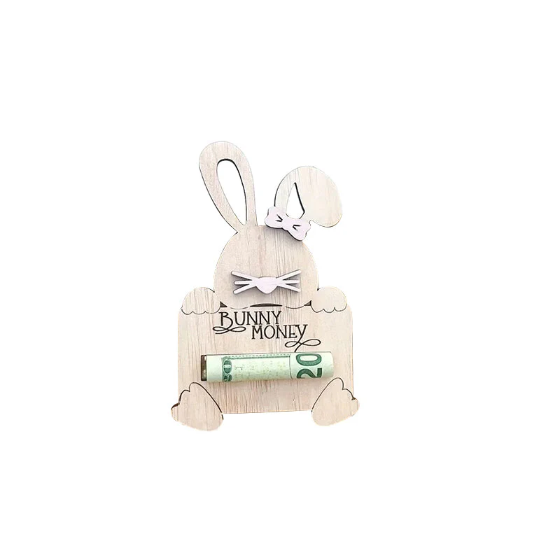 Personalized Cute Easter Bunny Money Holder - Image 12