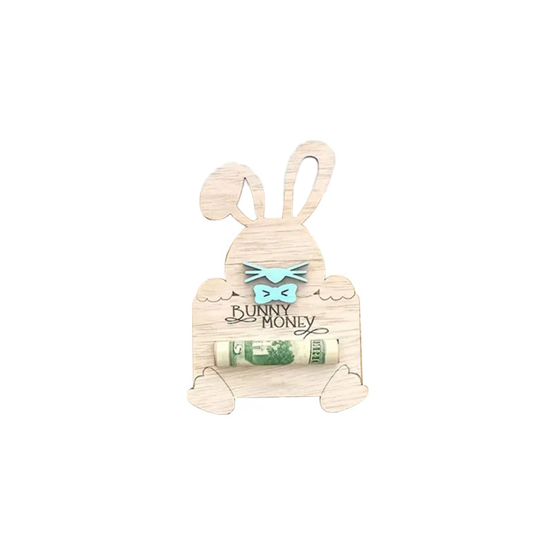 Personalized Cute Easter Bunny Money Holder - Image 13