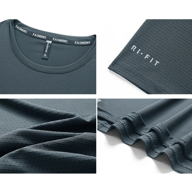 Quick-Drying Ice Silk T-Shirt - Image 8