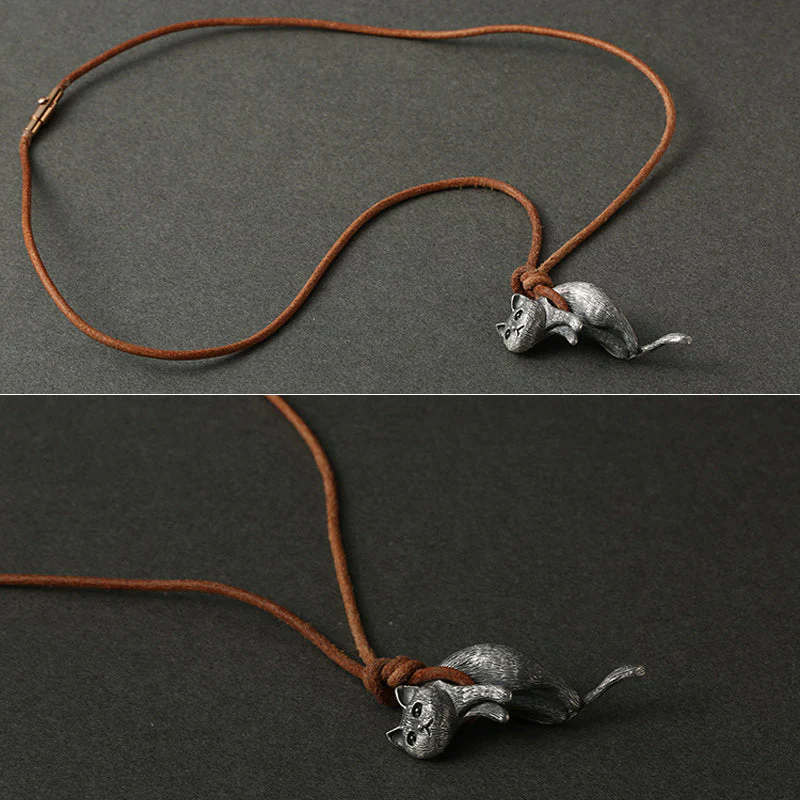 Scruffy Cat Necklace - Image 10