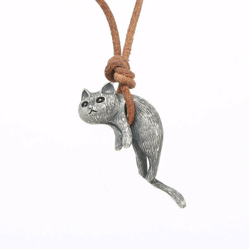 Scruffy Cat Necklace - Image 3