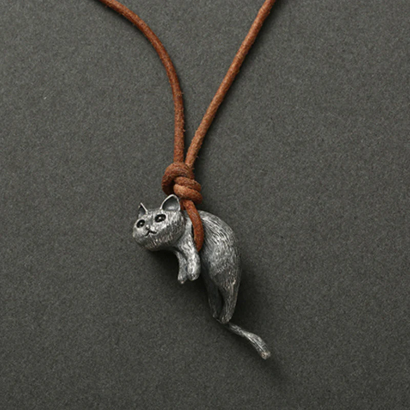Scruffy Cat Necklace - Image 4