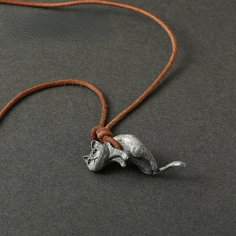 Scruffy Cat Necklace - Image 6
