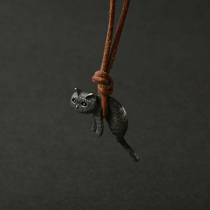 Scruffy Cat Necklace - Image 9