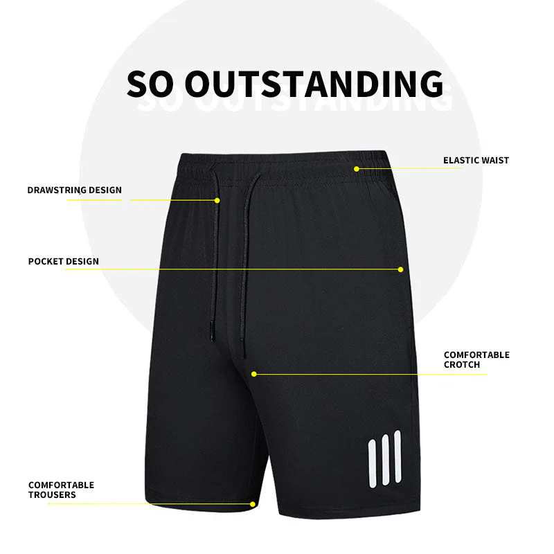 Summer Elastic Sports Shorts - Image 3