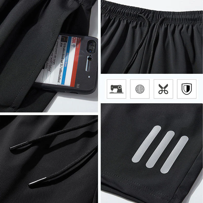 Summer Elastic Sports Shorts - Image 6