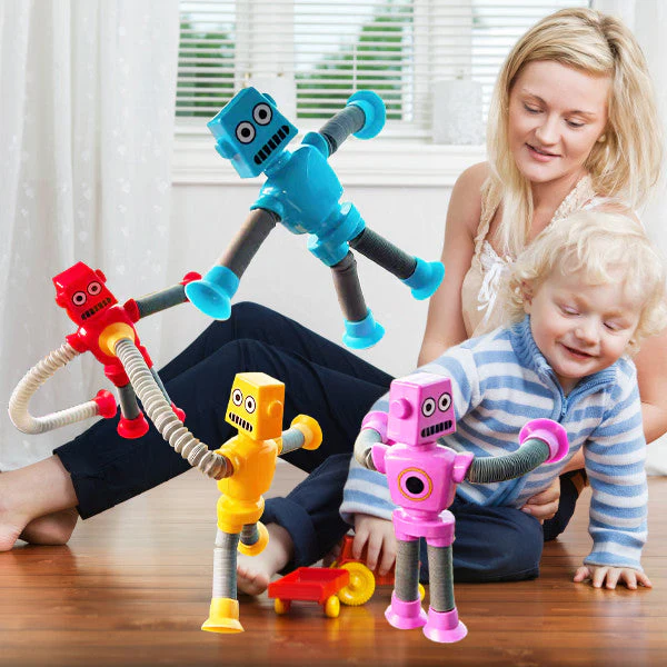 Telescopic Suction Cup Robot Toy - Image 3