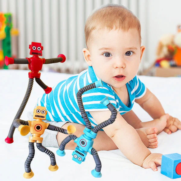Telescopic Suction Cup Robot Toy - Image 4