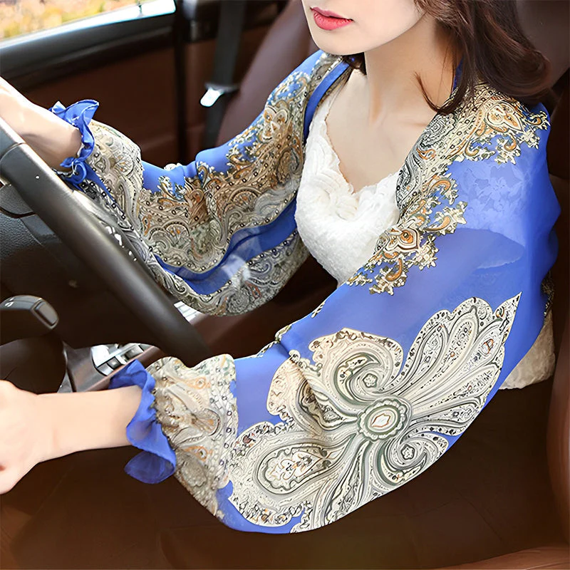 Ultralight Breathable Sunproof Sleeve Shawl - Image 12