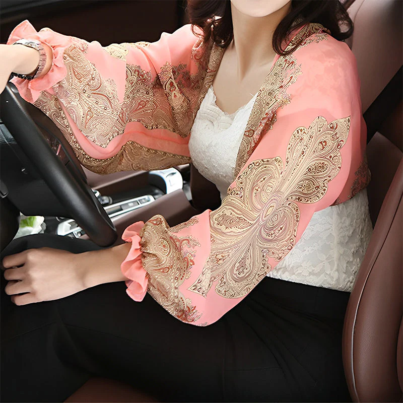 Ultralight Breathable Sunproof Sleeve Shawl - Image 14