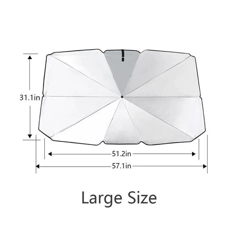 Vehicle Windshield Sun Umbrella - Image 8