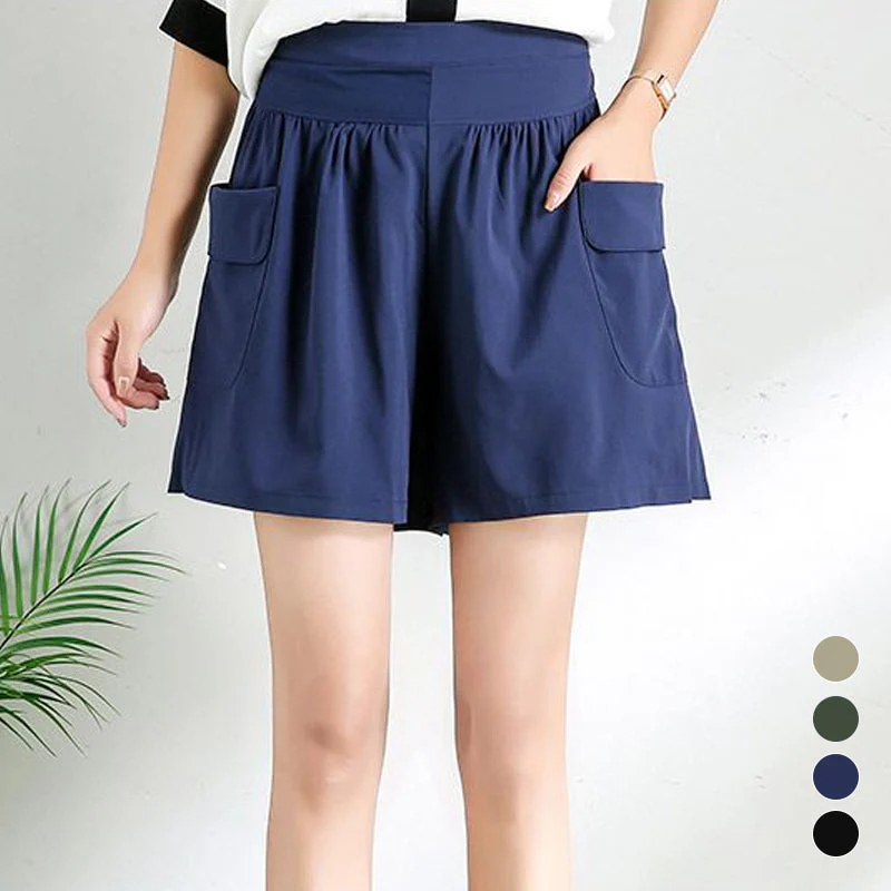 Women Beach Casual Hot Shorts with Elastic Waistband - Image 11
