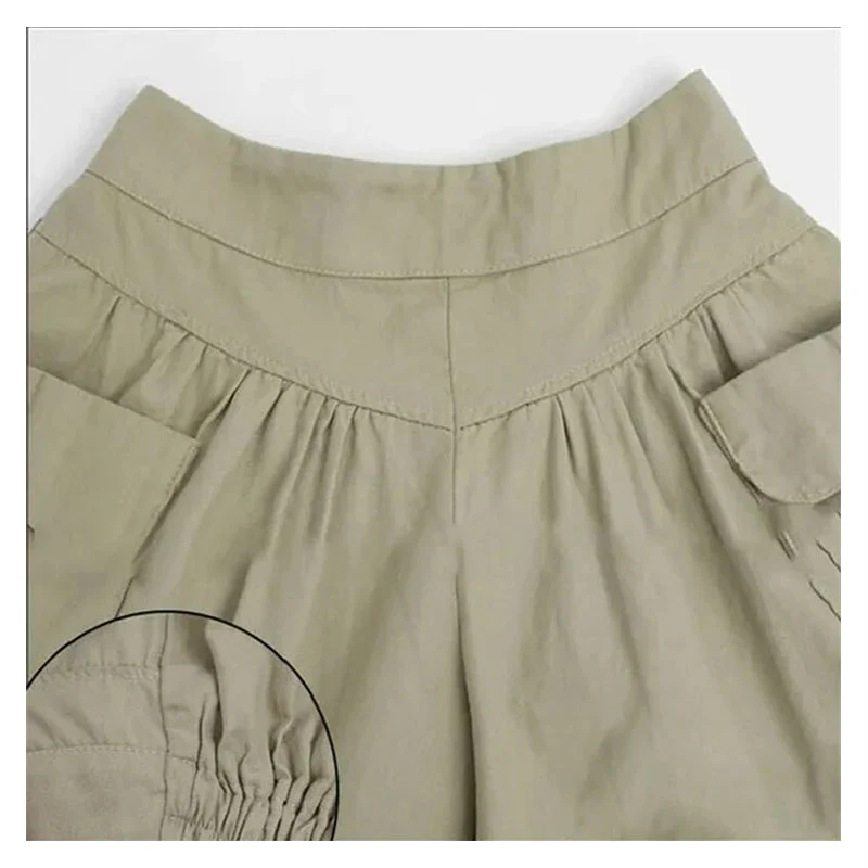 Women Beach Casual Hot Shorts with Elastic Waistband - Image 6
